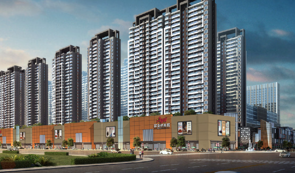 武汉市·欧亚达东西湖外立面工程.png